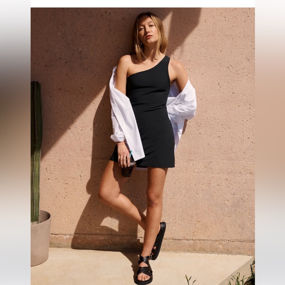 One-Shoulder Traveler Mini Dress ✨